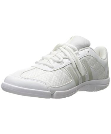 adidas Performance Women's Triple Cheer Shoe 7 White/Granite/Clear Grey