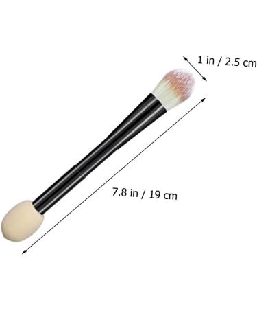 Ipetboom Double-ended Makeup Brush Foundation Brush Women Travel Kit Sponge Tools Women Makeup Tool Portable Makeup Brush Makeup Blending Brush Miss Plastic Double Head Cosmetics - Buy Online on GoSupps.com