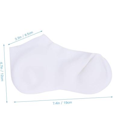 Beavorty 2 Pairs Protective Socks Gel Socks for Cracked Heels Womens High Heel Shoes Moisturizing Stocking Foot Moisturizer Full Length Mirror Heel Socks Sebs White Anti-Crack Women's - Buy Online on GoSupps.com