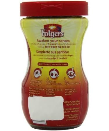  Folgers Folgers Classic Roast Instant Coffee 8 oz (3 Pack) Flavor Name: Classic Roast Size: 24 oz Tin - Buy Online on GoSupps.com