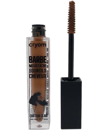  Cryom CRYOM - Temporary Color Concealer for Beard Eyebrow and Hair Brush Bottle 5ml Cosmetic and Makeup for Men No.02: Dark Grey - Buy Online on GoSupps.com
