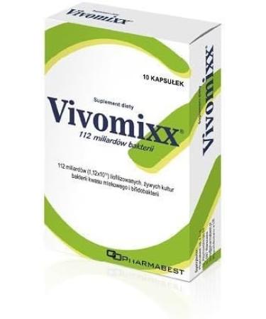 Vivomixx 112 Billion Probiotic Capsules - 10 Count | Pharmabest - International Shipping Available - Buy Online on GoSupps.com