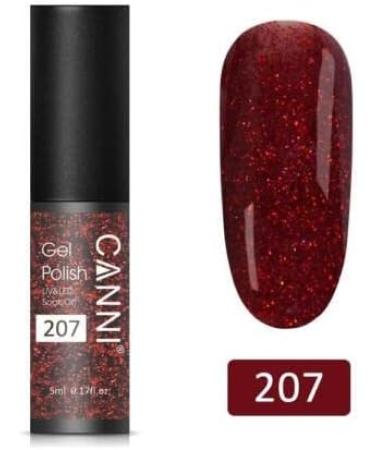 Gel Nail Polish UV CANNI 5ml Mini Set of 4 Muted Tones - Soak Off Base Top Colour Coat Manicure Acrylic Gifts Women Nails Set 6 - Buy Online on GoSupps.com