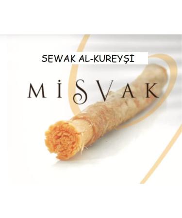 Sewak Al-Kureysi Miswak Sticks - 10 Pieces | Natural Teeth Whitening Kit | Dental Care Islamic Gift | Breath Freshener & Teeth Cleaning - Buy Online on GoSupps.com