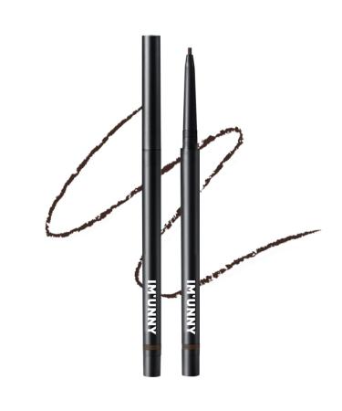 IM UNNY Ultra Slim Eyeliner Pencil (S02.DEEP BROWN)  1.5mm Tip for defined liner  Waterproof  Oil Absorption  Superstay Korean Eye liner Pencil Korean Makeup