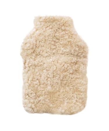 Shepherd of Sweden | Kerri Genuine Sheepskin Luxurious Hot Water Bottle Cover | Large W:22cm x H:34cm (Cream)