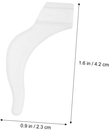 Lurrose 20 Pairs of Glasses Leg Sleeves - Slip-Resistant Temple Holders for Sunglasses & Child Glasses - Anti-Slip Protection 4.2x2.3cm White - Buy Online on GoSupps.com