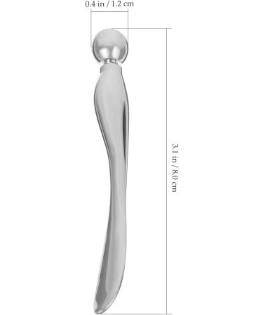 1pc Makeup Spatula Tool Face Roller Eye Cream Applicator Metal Makeup Spatula Mini Makeup Spoon Facial Cosmetic Spoon Diy Cosmetic Tool Manual Eye Cream Rod Skin Care Products Eyes - Buy Online on GoSupps.com