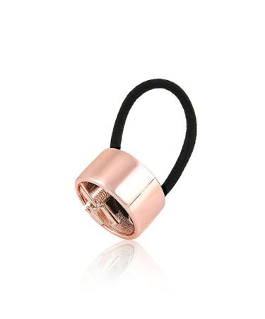 CLSSLVVBN Hair Bands High Elasticity Rope Ornaments Decorative Solid Ponytail Ring Holder Bobbles Seamless for Women Accessories Rose Red