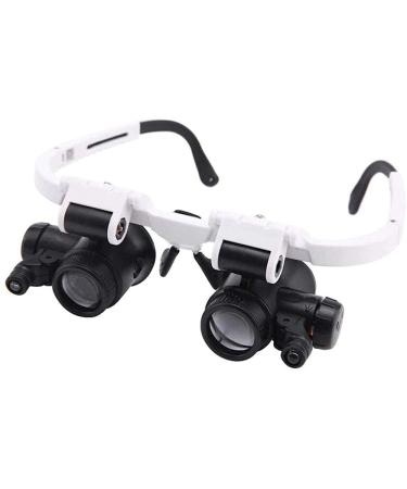 Magnifiers 8X 23X Illumination Head Mounted with Led Light Hd Acric Lens Appraisal Watch Crafts Engraving Repair Magnifier Vision