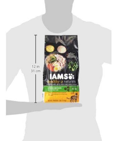 Iams Healthy Naturals Adult with Wholesome Chicken Premium Cat Food-3 Lb 3-Pound - Buy Online on GoSupps.com