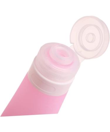 POPETPOP Sample Jars Silicone pot jars Shampoo Tubes Empty Silicone Bottle empty makeup containers lotion container empty squeeze bottle makeup storage containers cosmetic cream travel 80ml Pink - Buy Online on GoSupps.com