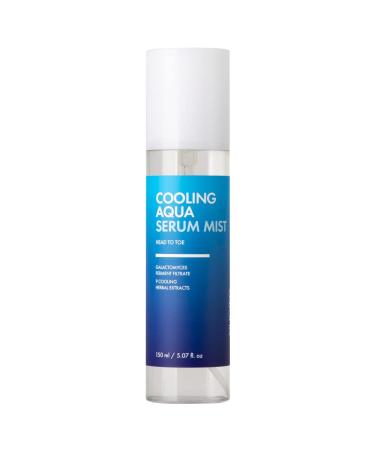 OSSOHA Cooling Aqua Mist Serum 150ml/5.07fl.oz. Soothing Skin Cool Down Head to Toe Moisturizing Effect Skin and Hair Care Balanced Skin Condition 5.07fl.oz.