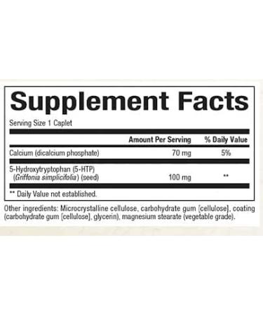 Natural Factors 5-HTP 100 mg | Promotes a Calm Relaxed Mood Positive Outlook | Non-GMO Enhances Production of Serotonin (60 Time Release Caplets) - Buy Online on GoSupps.com