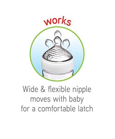 NUK Simply Natural Medium Flow Replacement Nipples - 2pk - Buy Online on GoSupps.com