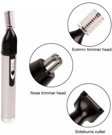 Buy USB Rechargeable Nose and Ear Hair Trimmer - Lighted Personal Groomer for Home & Travel - Buy Online on GoSupps.com