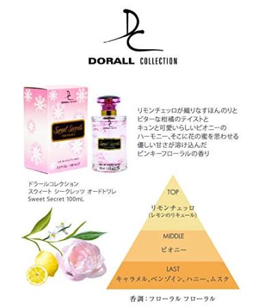 SWEET SECRETS BY DORALL COLLECTION PERFUME FOR WOMEN 3.3 OZ / 100 ML EAU DE PARFUM SPRAY - Buy Online on GoSupps.com