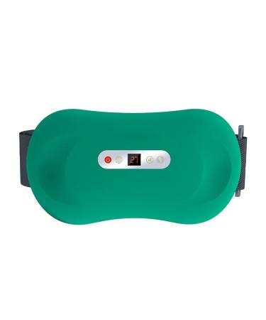 Rkxkj abdominal massage device bian stone abdominal knob 3 levels of strength adjustment 42 C hot compress simulated kneading massage to knead the abdominal muscles