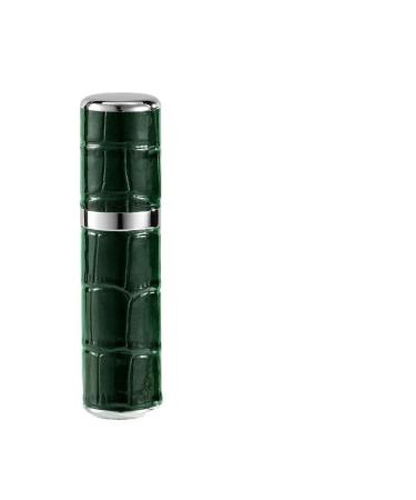 Perfume Atomiser 1pc 5ml Perfume Atomizer Portable Liquid Container Traveling Mini Leather Spray Empty Refillable Bottle Refillable (Color : Dark green)