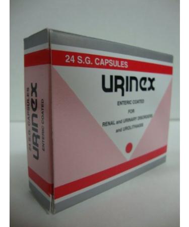 URINEX 24 Caps Pure All Natural Treatment for Bladder Infections & Urinary Disorders
