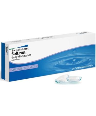 Buy Bausch + Lomb Soflens Daily 30 Pcs - Spherical Soft Contact Lenses | BC 8.6 mm Dia 14.2 mm 4.5 Diopters - International Shipping Available - Buy Online on GoSupps.com