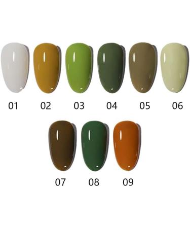 15ML DIY Manicure Gel Green Nail Varnish Colorful Nail Gel Nail Phototherapy Gel Top Coat Gel Gel Nail Polish - (Color: 6) - Buy Online on GoSupps.com