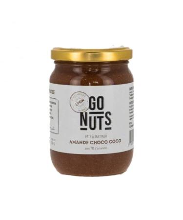 GO NUTS - PATE A TARTINER AMANDE CHOCOLAT COCO 280G