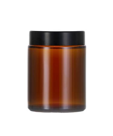 BOKIOESDE Secure Lock Amber Glass Bottle No Leakage Extra Thick Multi-functional Screw Lid Reusable No Easy To Break Wax 150g Amber 150g 150g Amber 150g