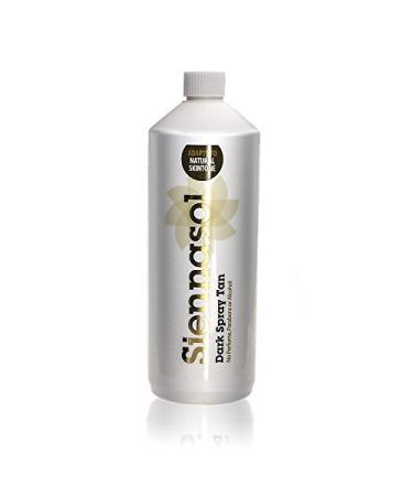 Siennasol Dark 12% DHA/Erythrulose Perfume Parabens & Alcohol Free Premium Spray Tan Solution. Longer Lasting & Streak-Free1 ltr / 33.8 fl oz.