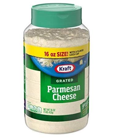 Kraft Grated Cheese, Versatile Italian Parmesan Cheese, 16 oz Jar