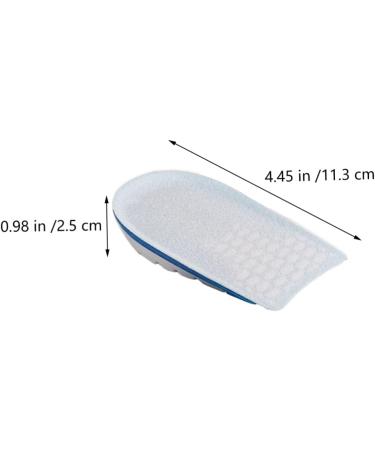 NOLITOY Shock Absorbing Heightening Insoles - 3 Pairs Gel Shoe Inserts for Men & Women Invisible Lift Cushions & Heel Boosters - Buy Online on GoSupps.com