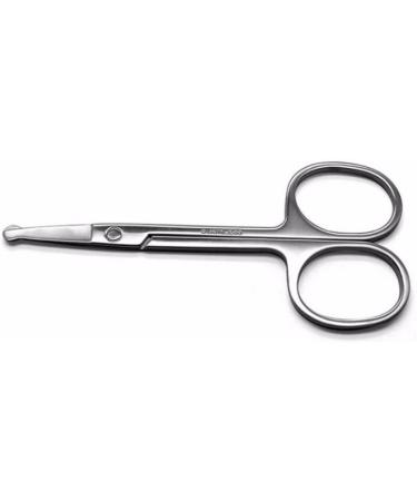 Professional Facial Hair Scissors Solid Stainless Steel Scissors Round Safety Scissors for Eyebrows Eyelashes Nose HairStainless Steel Scissors - Buy Online on GoSupps.com