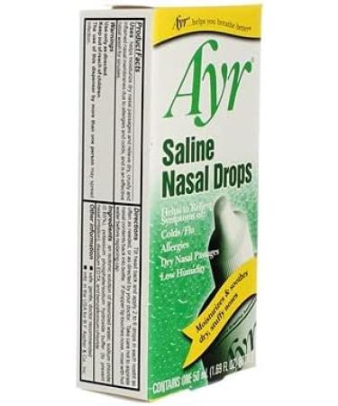 Ayr Saline Nasal Drops 50 mL (Pack of 3) - Buy Online on GoSupps.com