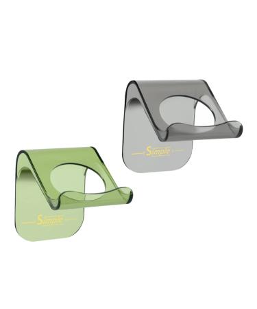 Minkissy 2 pieces of razor hanging electric shaver holder wall bracket Razor holder Razor holder for shower Self -adhesive razor holder electrorasiser holder holder