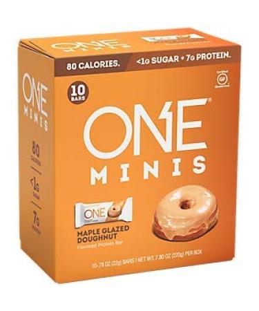 ONE Mini Bars Maple Glazed Doughnut (10 Mini Bars)
