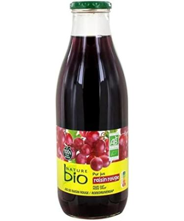 NATURE BIO - Pure Grape Juice 1L - Pack of 4 - Buy Online on GoSupps.com