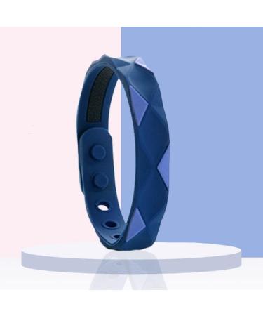 Redup Far Infrared Anion Wrist Strap | Waterproof Anti-Static Silicone Sports Bracelet (Blue) | Men and Women's Anion Bracelet - Buy Online on GoSupps.com