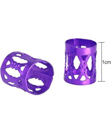 Colorful Hair Lichen Beads - 100 Pearl Cuffs for Styling | 7 Vibrant Colors | Decorative Accessories for Hair - Buy Online on GoSupps.com