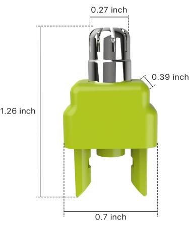 JASBELLO Nose Hair Trimmer Replacement Blade Head for Philips Norelco One Blade Clipper - Compatible with Ear and Eyebrow Hair - 1 Count - Buy Online on GoSupps.com