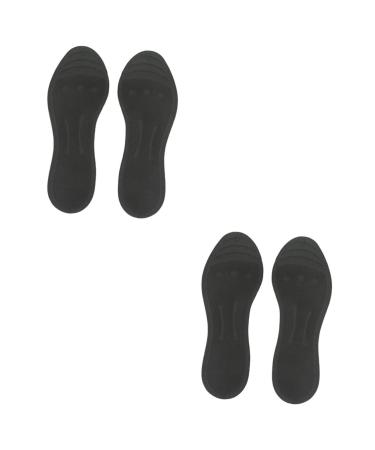 FRCOLOR 2pcs Insoles for Plantar Liquid Insoles Massaging Insoles Orthotic Insoles Absorb Insoles Blackx2pcs 4x2pcs