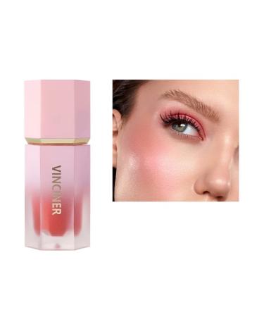 Soft Cream Liquid Blush Creamy Blush Makeup for Cheek Buildable Pigment Lightweight Long Lasting for Natural Flush No. 1 color