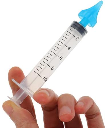 Ciieeo Ear Wax Removal Syringe - 4pcs 10ml Plastic Cleaner Tool for Ear Wax Flushing and Cleaning - Buy Online on GoSupps.com