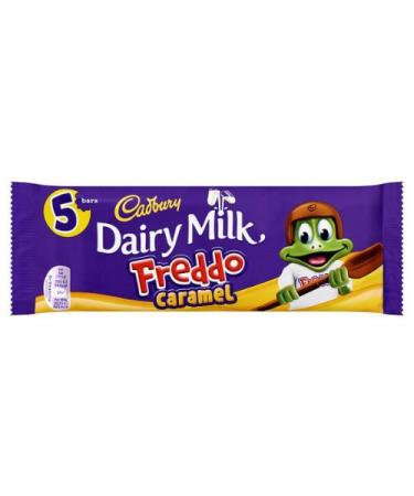 Cadbury Dairy Milk Freddo Lot de 5 barres de chocolat caramel 97 5 g Bo te de 30