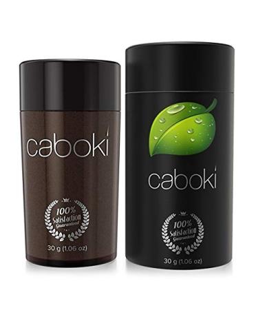 Caboki Hair Loss Concealer. All-Natural Hair Building Fiber. Make Thin Hair Look 10X Fuller Instantly. Eliminate the Appearance of Bald Spot and Thinning Hair (30G, 90-Day Supply). Dark Brown