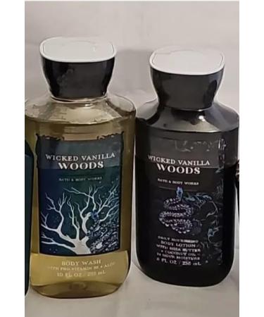 Shop Bath & Body Works Wicked Vanilla Woods Body Lotion & Gel Wash Set - International Shipping Available - Buy Online on GoSupps.com