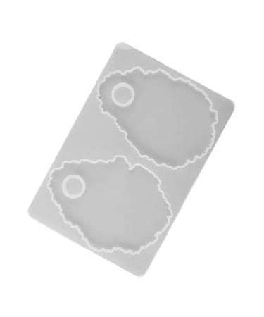 NUOBESTY Pallet Mold Epoxy Resin Silicone Molds Diy Ashtray Mold Diy Tool Practical Mould Paint Board Pigment White 19.7X13.2CM