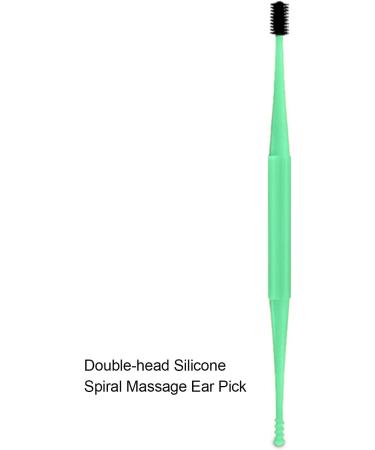 Silicone Ear Pick Double Head Ear Cleaner Spiral Swab Ear Wax Removal Tool Ear Cleaning Sticks Earpick Remover - Buy Online on GoSupps.com