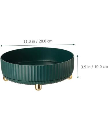  FRCOLOR FRCOLOR Cosmetic Storage Box Palettes in Sink Jewelry Tray Round Rotating Makeup Tray Household Organizer Compartment Fruit Storage Box - Buy Online on GoSupps.com