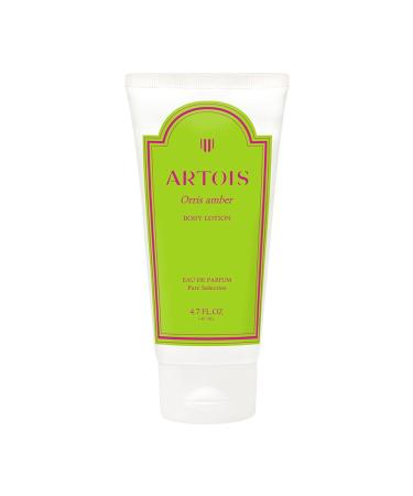 ARTOIS Body Lotion Hydrating Nourishing Hypoallergenic Perfumed Body Lotion for Every Season All Skin Types 4.7 Fl. oz. (Orris Amber)