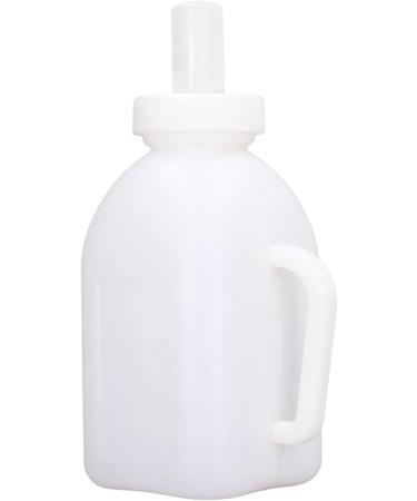 Uadme 1L Calf Milk Bottle - Horizontal Feeding Cup for Cows - Breastfeeding Milk Dispenser with Removable Pacifier - Buy Online on GoSupps.com